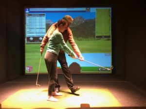 lesson with tony gray at halfway house indoor golf