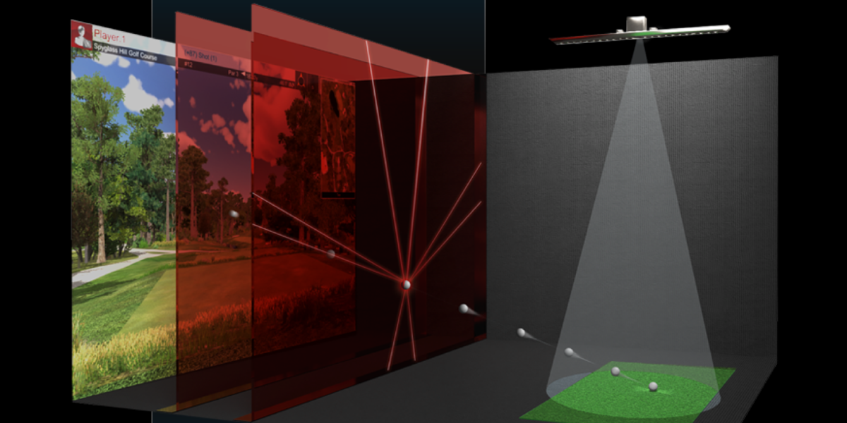 virtual golf at halfway house indoor golf following simulators